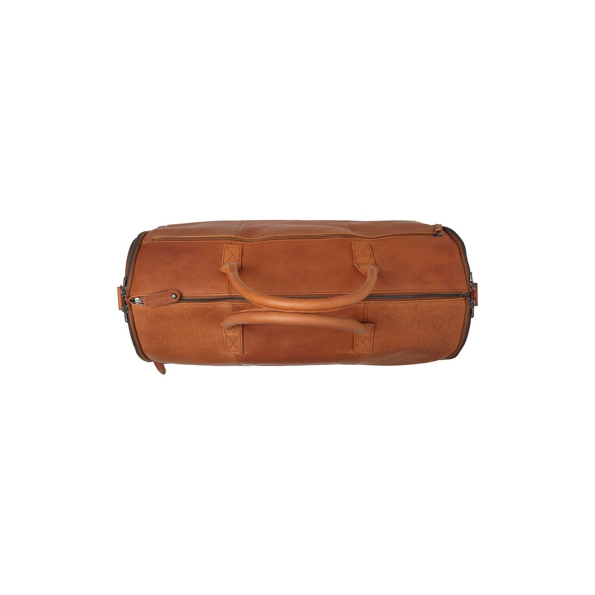 Cognac Leather Garment Bag Finlay, detail view 3