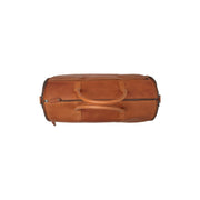 Cognac Leather Garment Bag Finlay, detail view 3