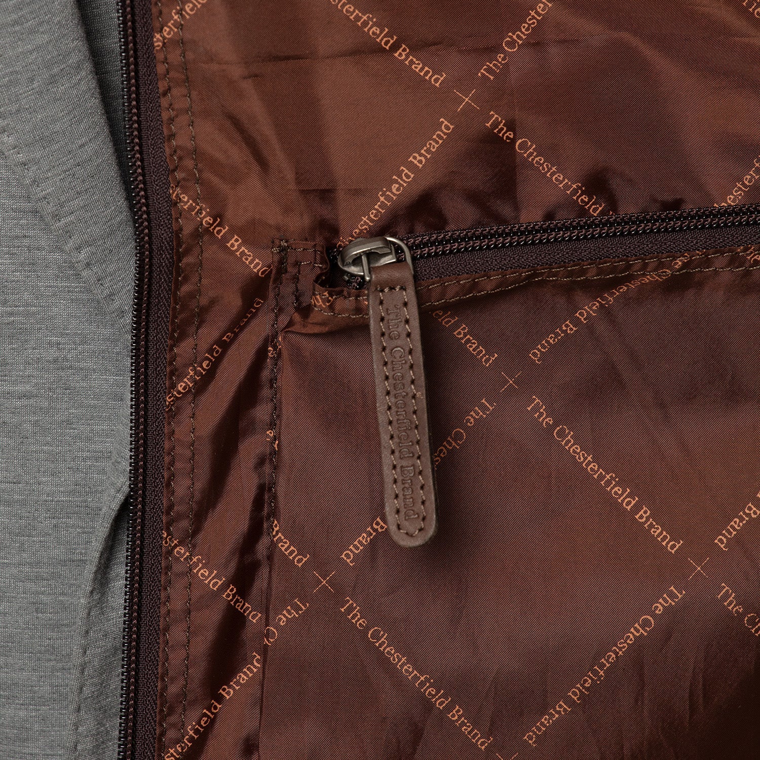 Brown Leather Garment Bag Josh, detail view 6