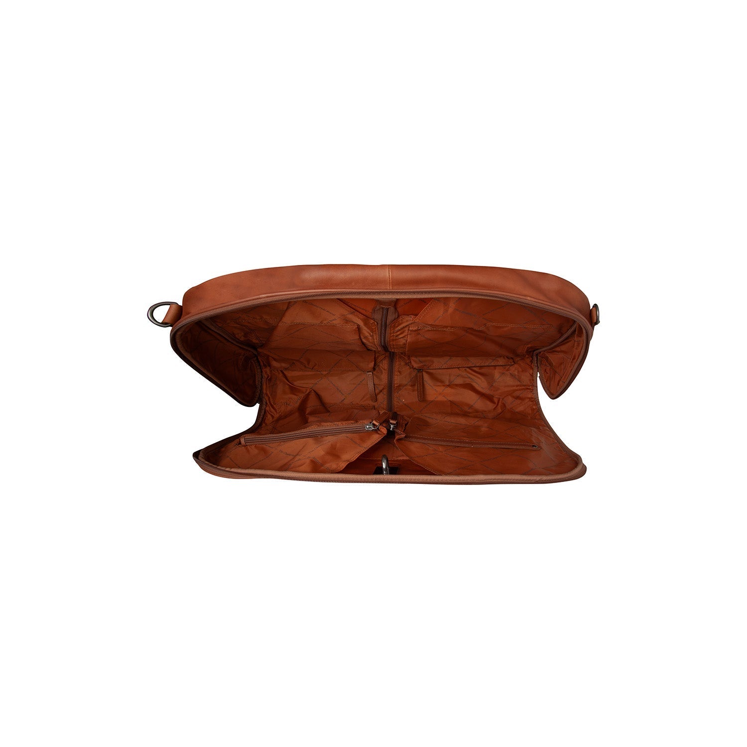 Cognac Leather Garment Bag Josh, detail view 3