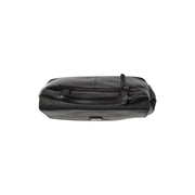 Black Leather Handbag Angera, product view 3
