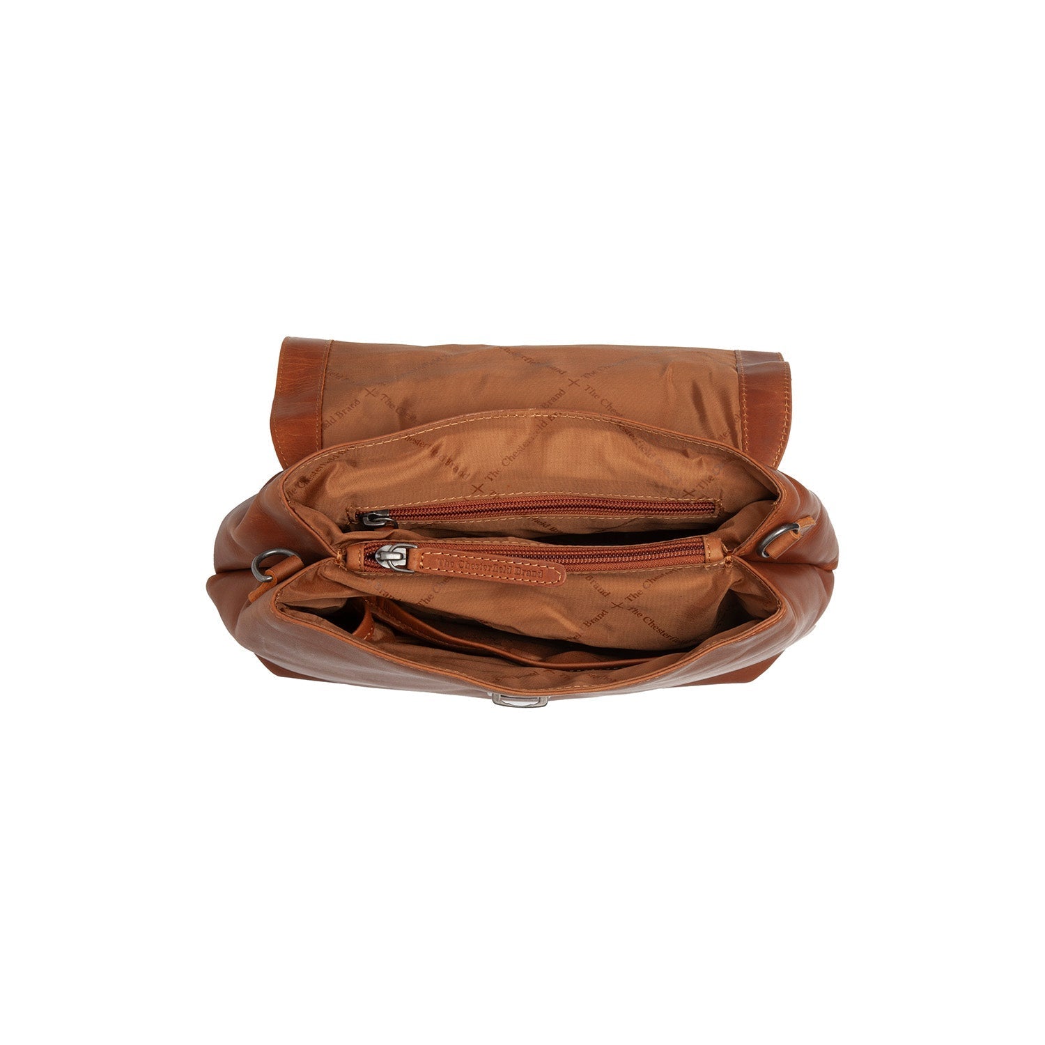 Cognac Leather Handbag Angera, detail view 4