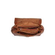 Cognac Leather Handbag Angera, detail view 4