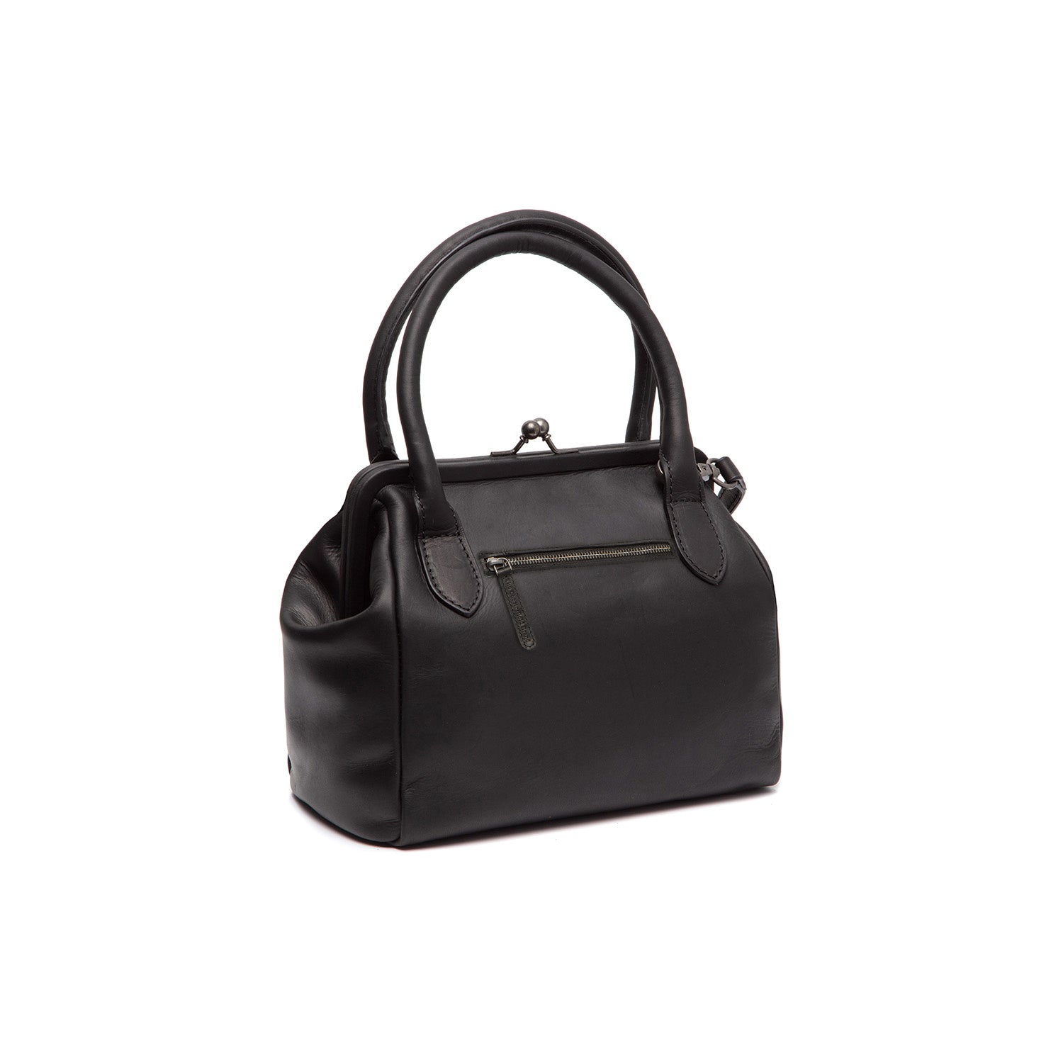 Black Leather Handbag Chili, detail view 3
