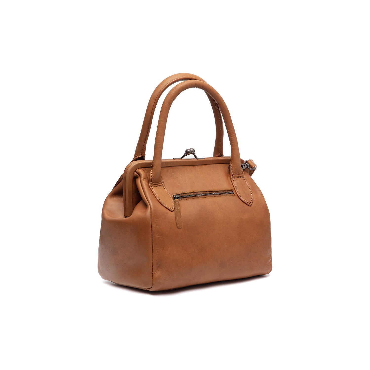 Cognac Leather Handbag Chili, detail view 5