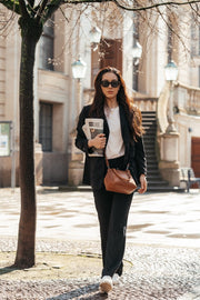 Cognac Leather Handbag Chili, product view 3