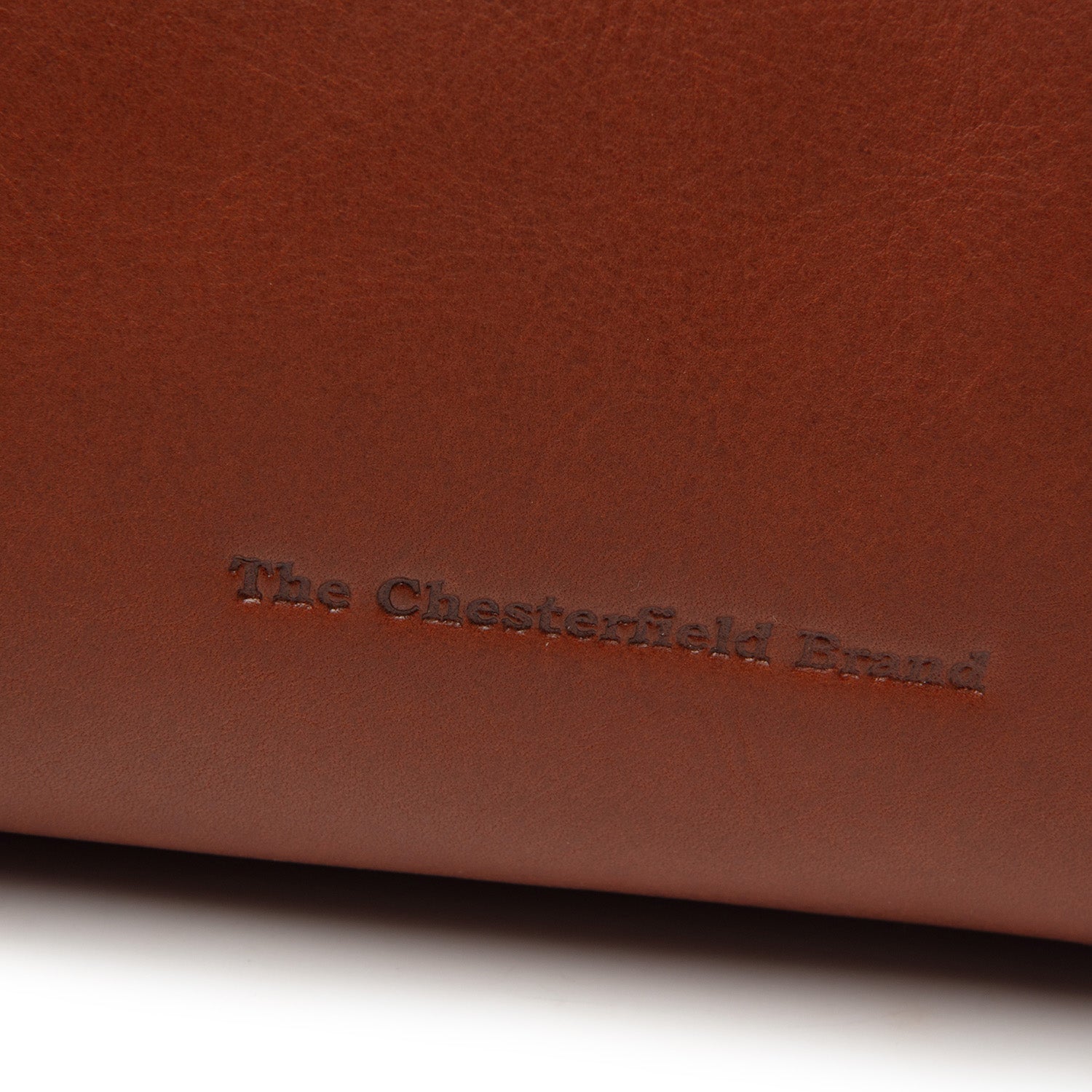 Cognac Leather Handbag Dalford, detail view 6
