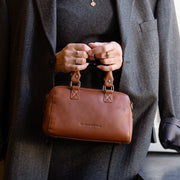 Cognac Leather Handbag Dalford, product view 2