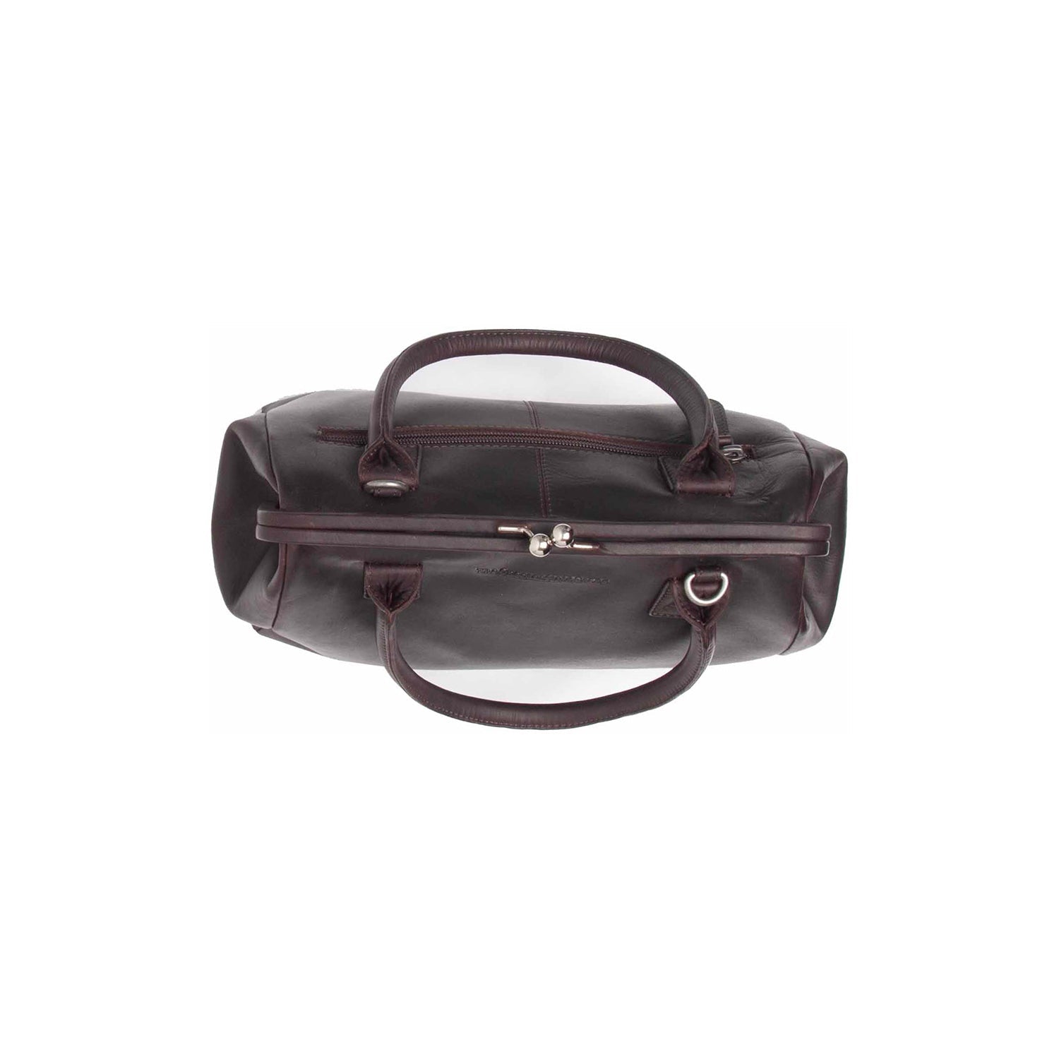 Brown Leather Handbag Dorin, detail view 3