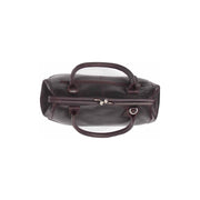 Brown Leather Handbag Dorin, detail view 3