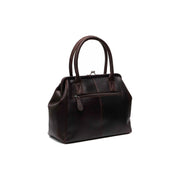Brown Leather Handbag Dorin, detail view 5