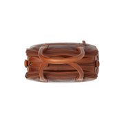 Cognac Leather Handbag Ezra, detail view 1