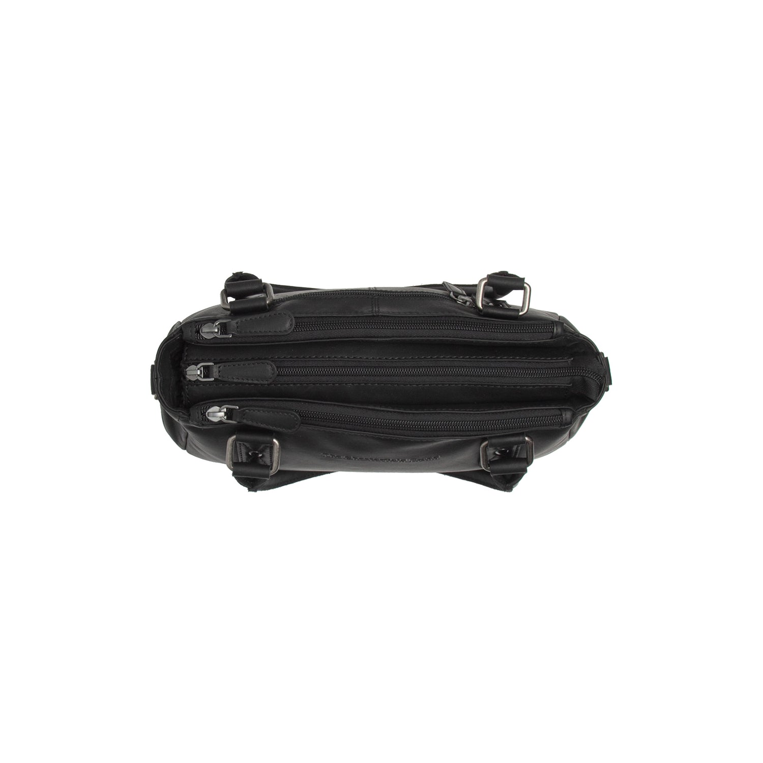 Black Leather Handbag Fenja, detail view 1
