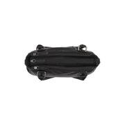 Black Leather Handbag Fenja, detail view 1