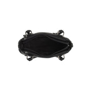 Black Leather Handbag Fenja, detail view 3