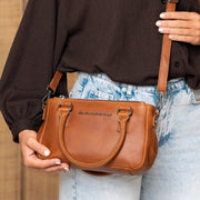 Cognac Leather Handbag Fenja, product view 2