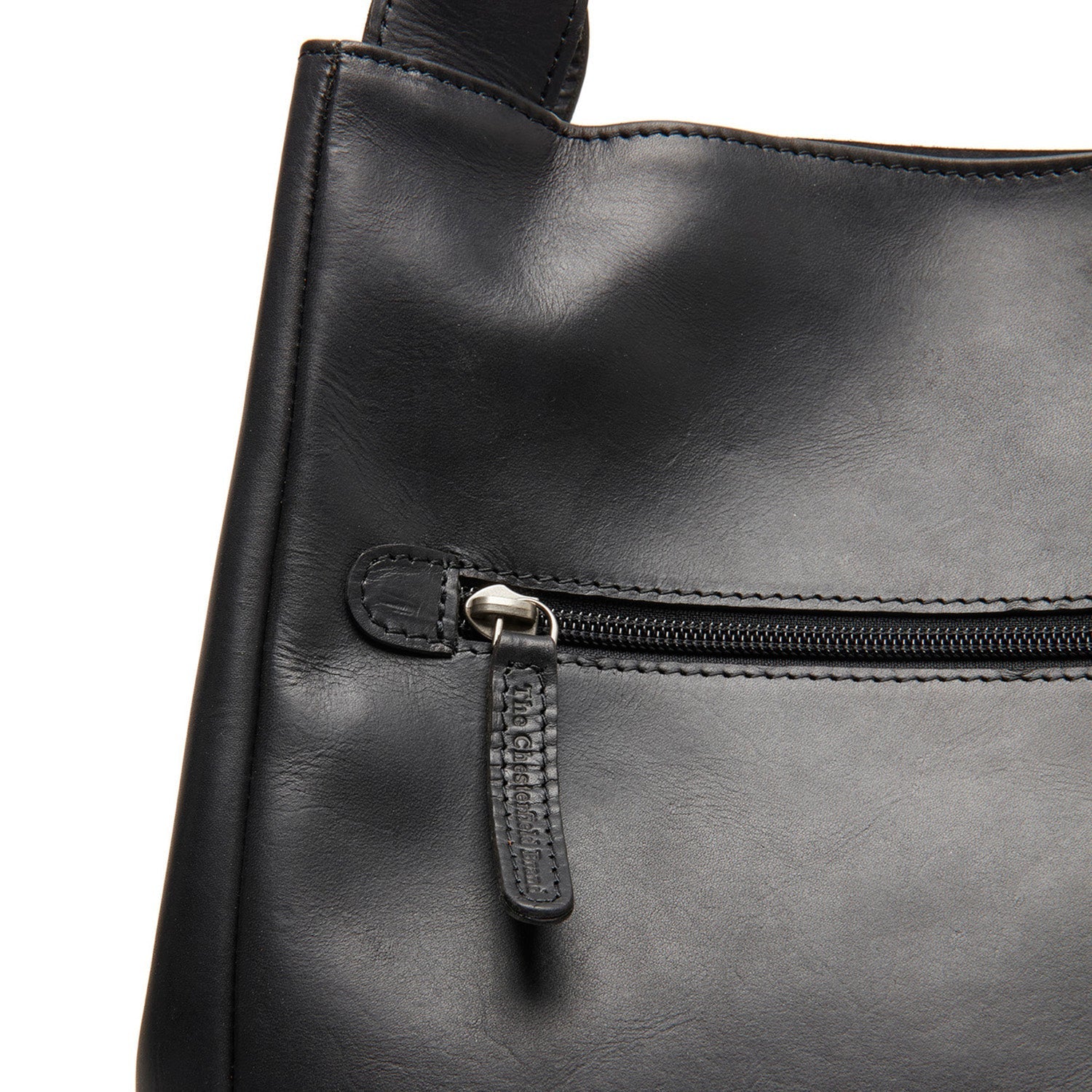 Black Leather Handbag Fioline, product view 3