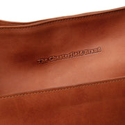 Cognac Leather Handbag Fioline, detail view 3