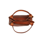 Cognac Leather Handbag Fioline, product view 3