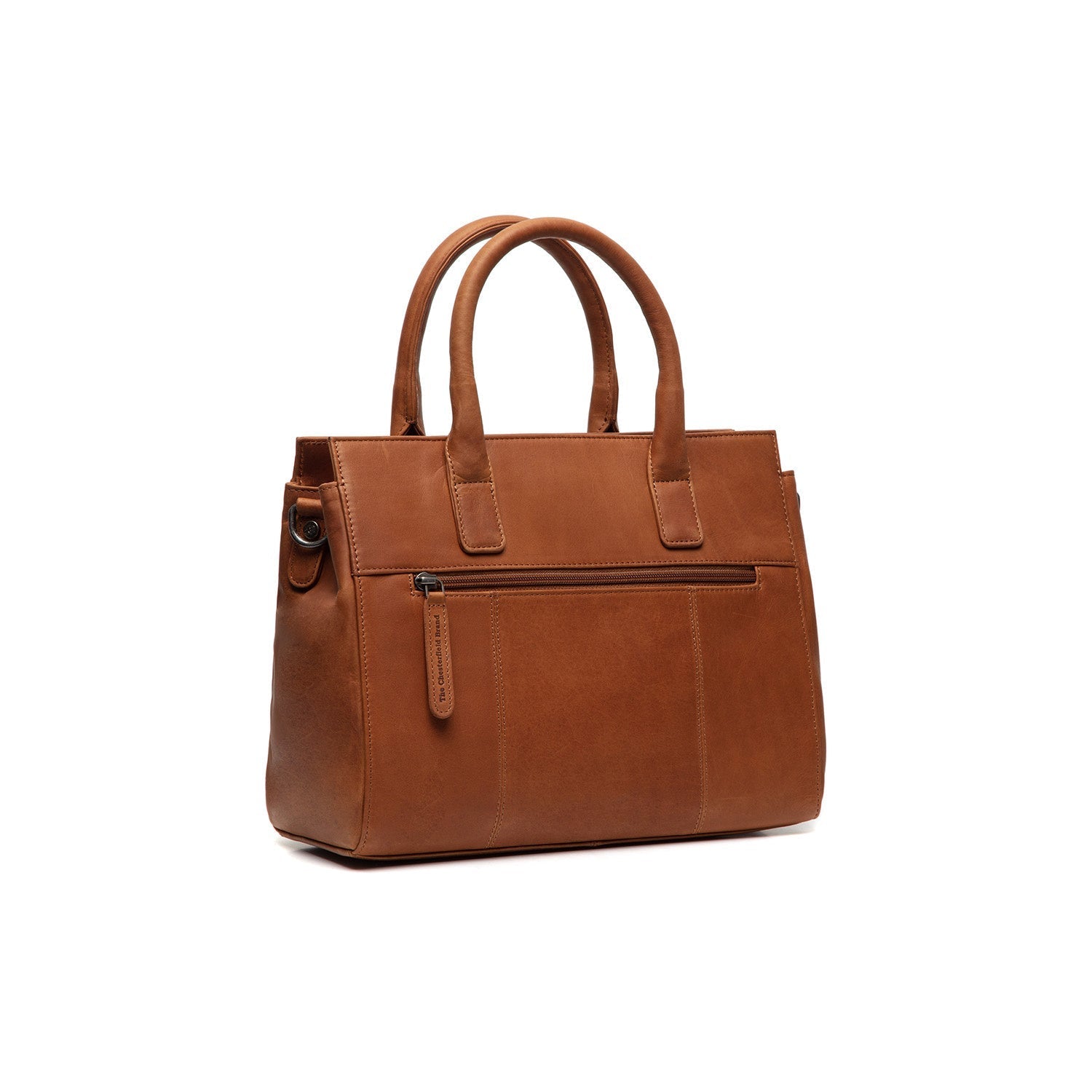 Cognac Leather Handbag Garda, detail view 5