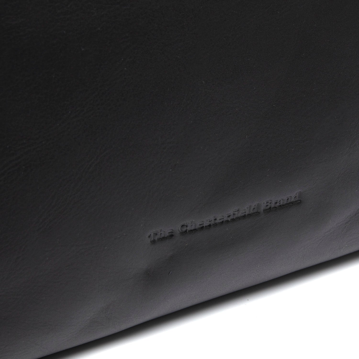 Black Leather Handbag Hermosa, detail view 1