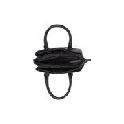 Black Leather Handbag Hermosa, product view 3
