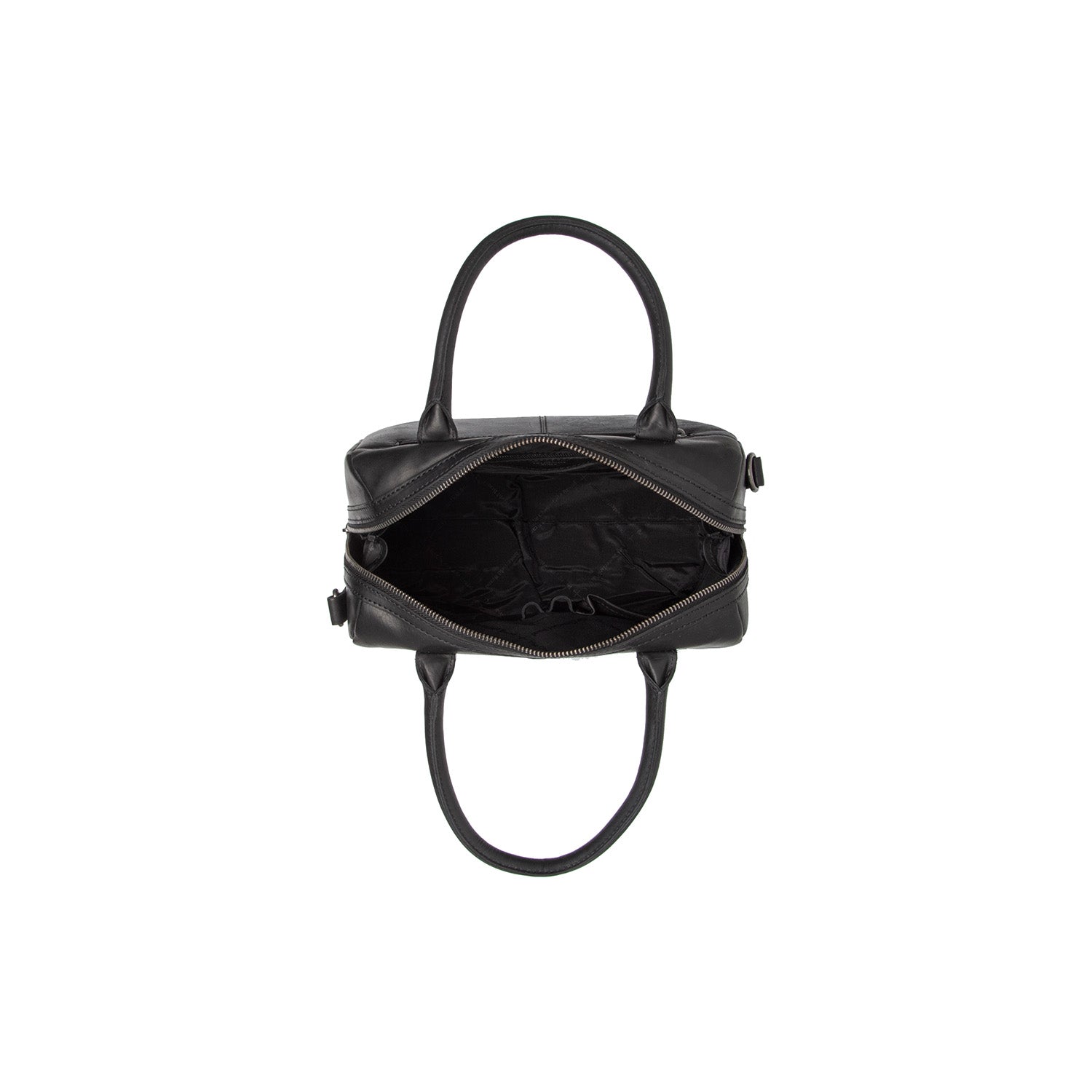 Black Leather Handbag Langton, detail view 4