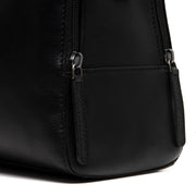 Black Leather Handbag Layton, detail view 3