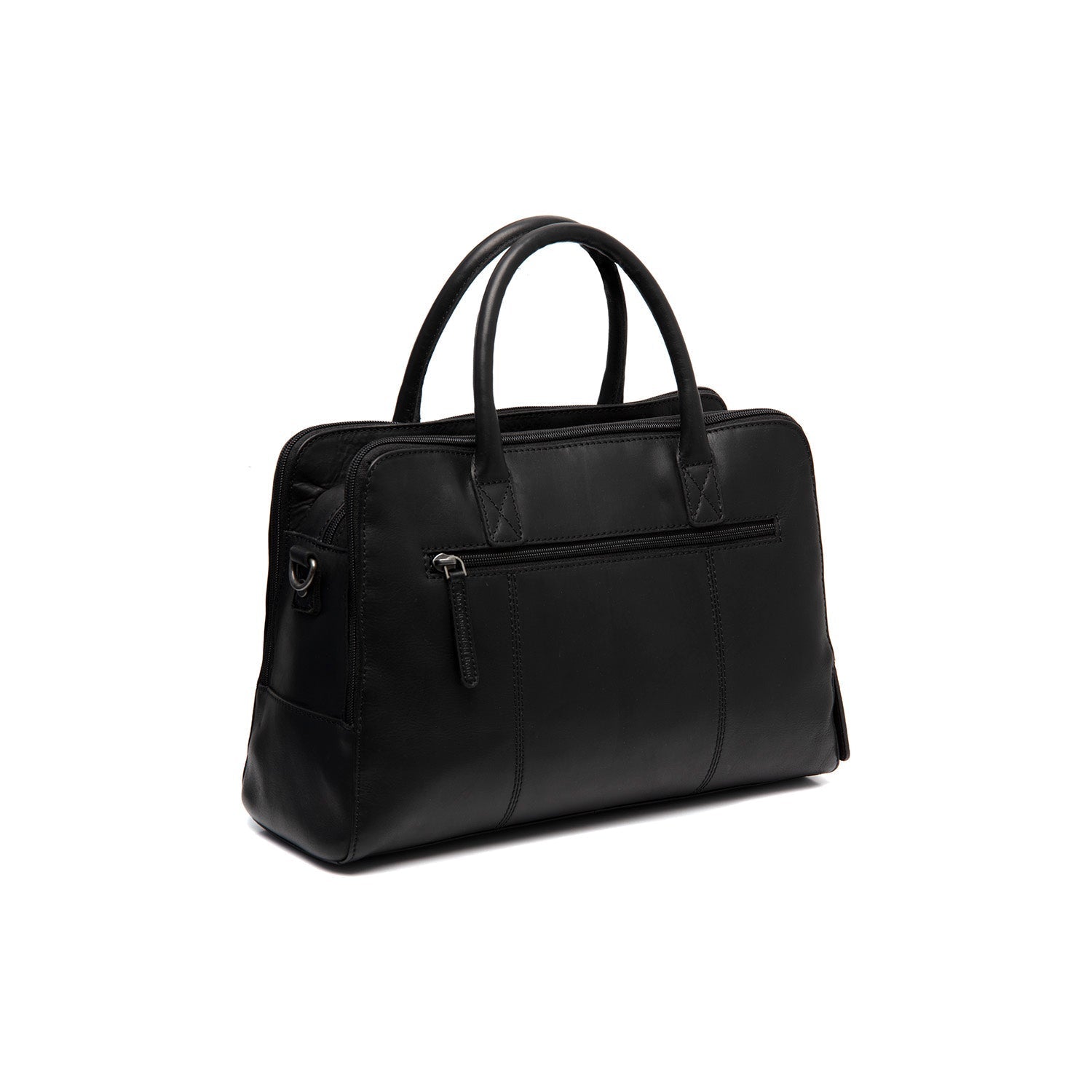 Black Leather Handbag Layton, detail view 5