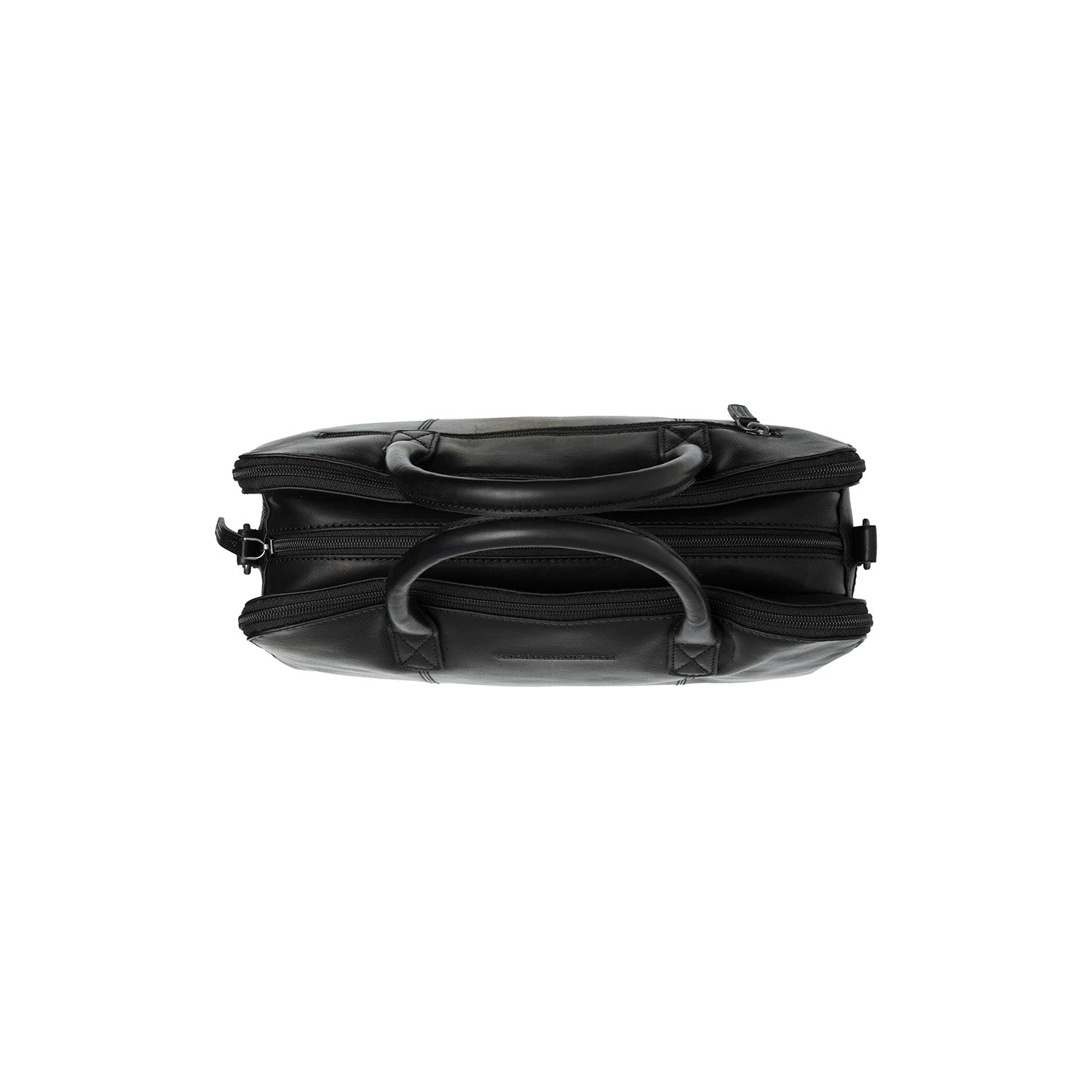 Black Leather Handbag Layton, product view 3