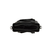 Black Leather Handbag Lingfield, product view 3