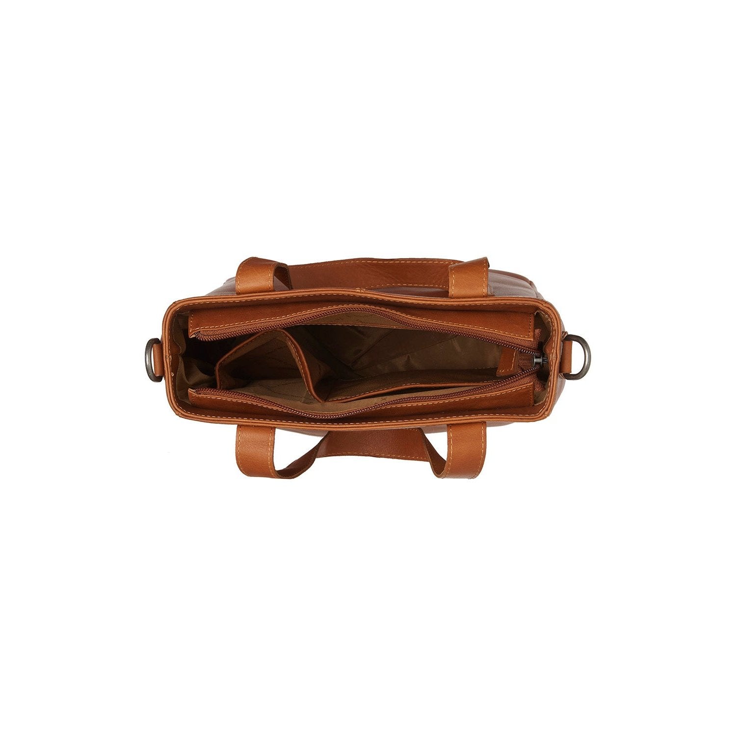 Cognac Leather Handbag Lingfield, detail view 1