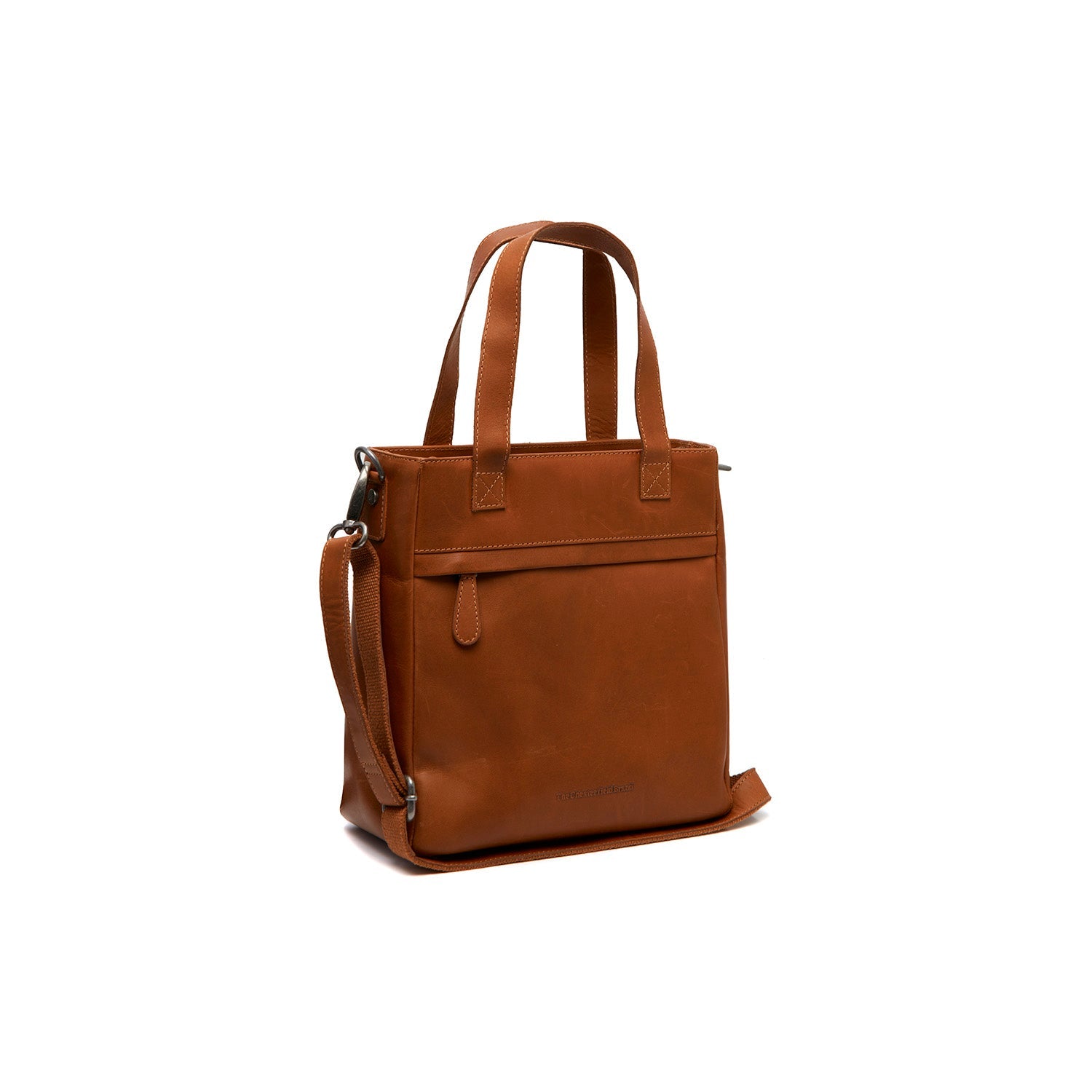 Cognac Leather Handbag Lingfield, front view