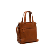 Cognac Leather Handbag Lingfield, front view