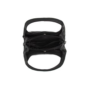 Black Leather Handbag Lunera, detail view 1