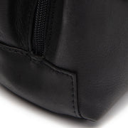 Black Leather Handbag Lunera, detail view 3