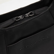 Black Leather Handbag Lunera, product view 2