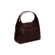 Brown Leather Handbag Lunera, detail view 4