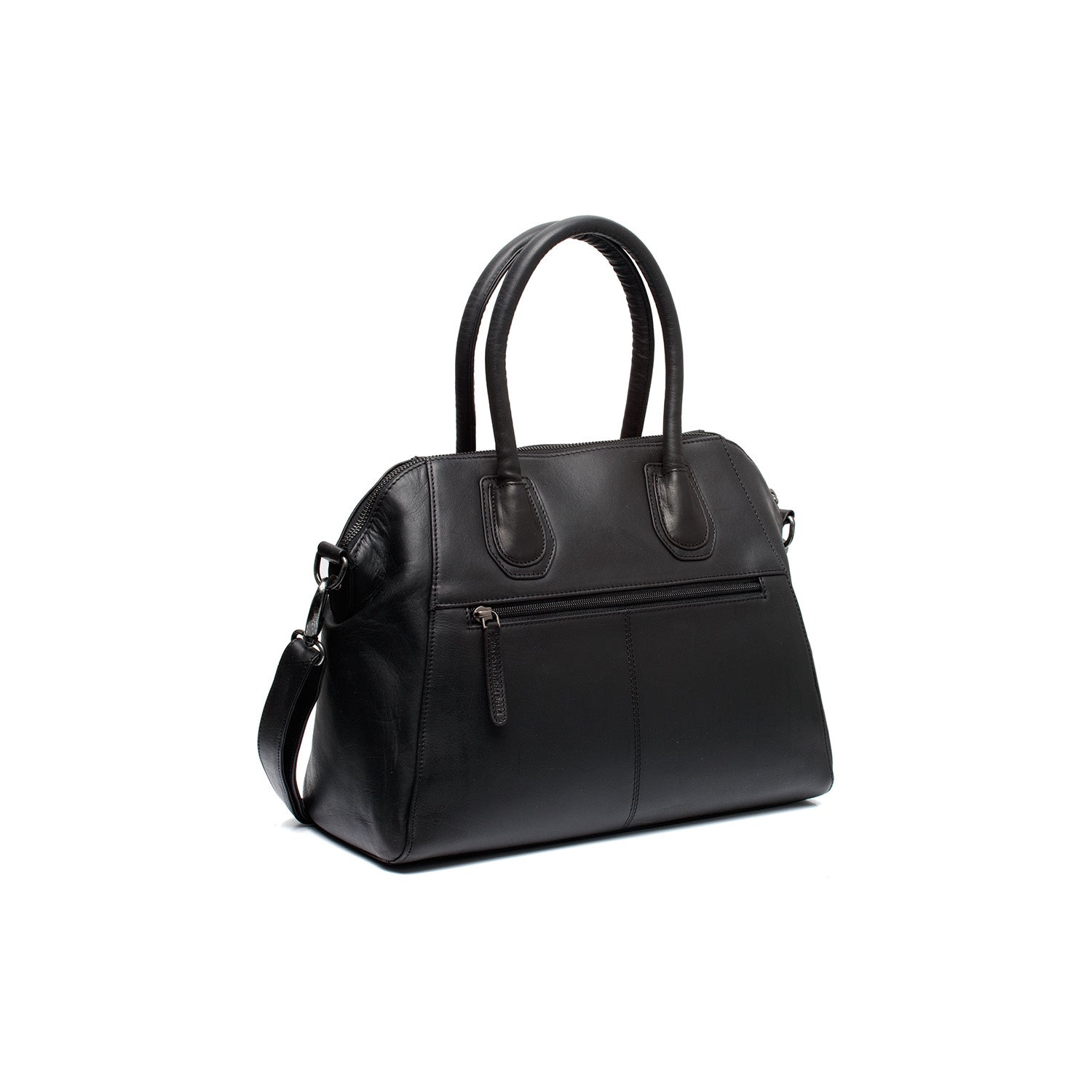 Black Leather Handbag Marsala, detail view 4