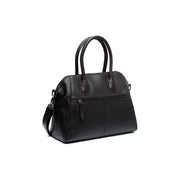 Black Leather Handbag Marsala, detail view 4