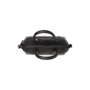 Black Leather Handbag Marsala, product view 3