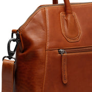 Cognac Leather Handbag Marsala, detail view 1