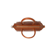 Cognac Leather Handbag Marsala, detail view 3