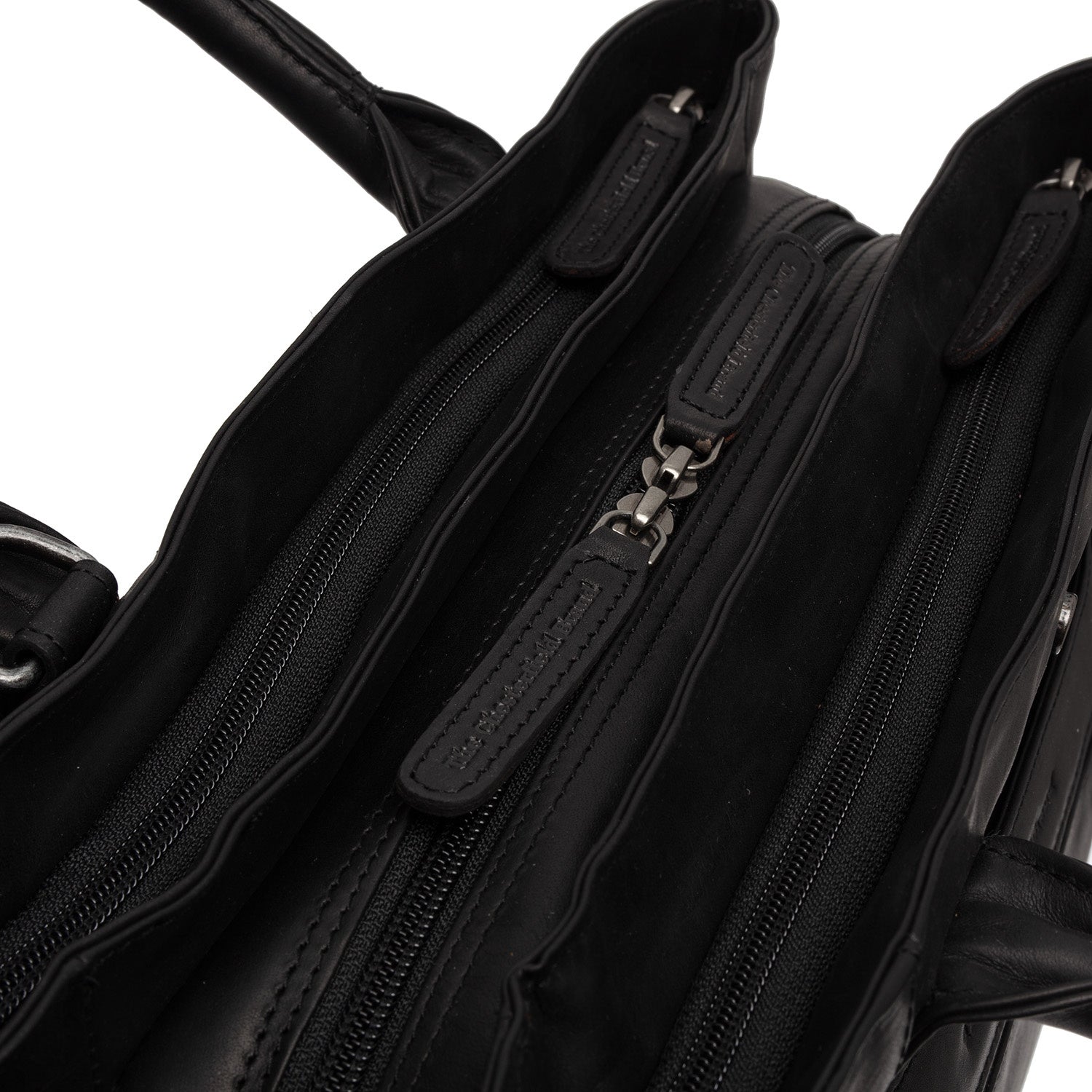 Black Leather Handbag Passau, product view 3