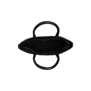 Black Leather Handbag Pergamino, product view 3