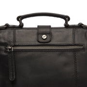 Black Leather Handbag Rachael, product view 3