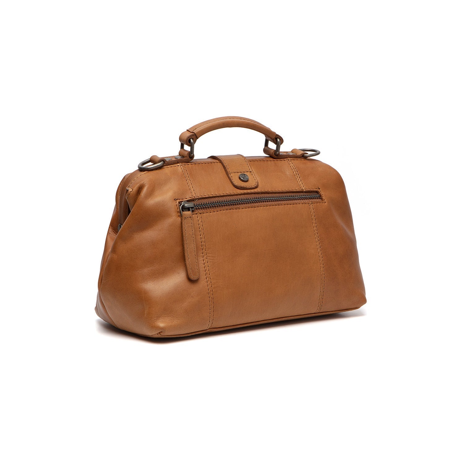 Cognac Leather Handbag Rachael, detail view 5