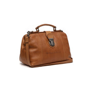 Cognac Leather Handbag Rachael, front view