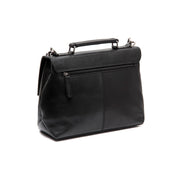 Black Leather Handbag Renata, detail view 4