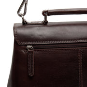 Brown Leather Handbag Renata, detail view 4